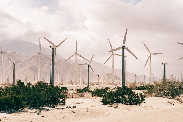Wind power turbine photo for Renewable Energy Certificates