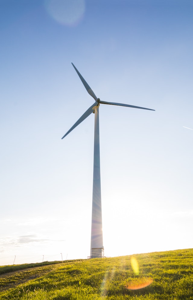 Wind power turbine photo for Renewable Energy Certificates